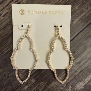 Inspired Gold and Silver Drop Earrings